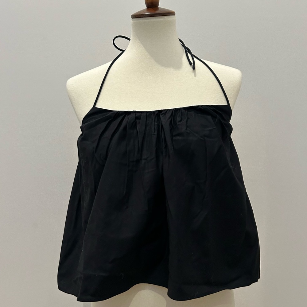 Elegant Reformation Black Halter Top